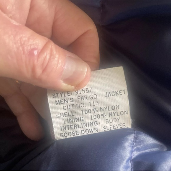 ALPINE DESIGN RARE! VINTAGE 700 DOWN BOMBER EXCELLENT CONDITION thick down fill - Picture 10 of 10